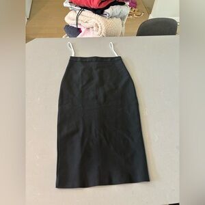 Superdown Black Pencil Skirt & matching bra top SET